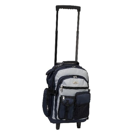 Everest Trading Everest 5045WH-GY 18.5 in. Deluxe Rolling Backpack 5045WH-GY